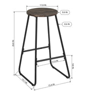 27 Inch Counter Height Bar Stools Set of 2
