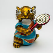 Mouse Playing Tennis