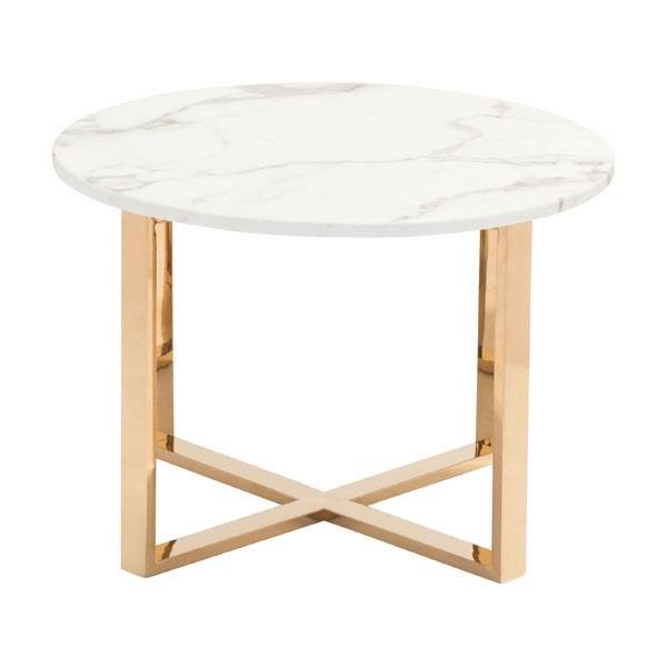 Golden Stone End Table