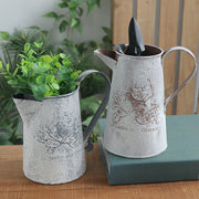Cabi old white retro vase gardening flower pot