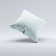 Teal Pattern Decorative Throw Pillow