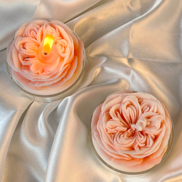 2-Pack Rose Candle