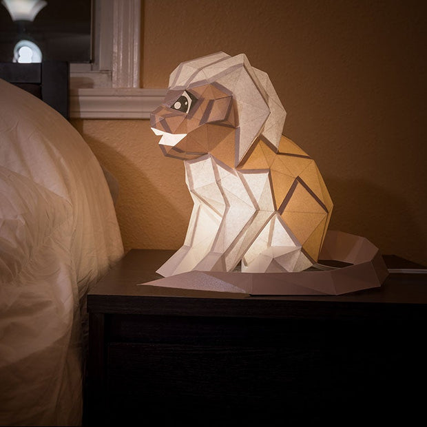 Lipari Paper Model, 3D Lamp