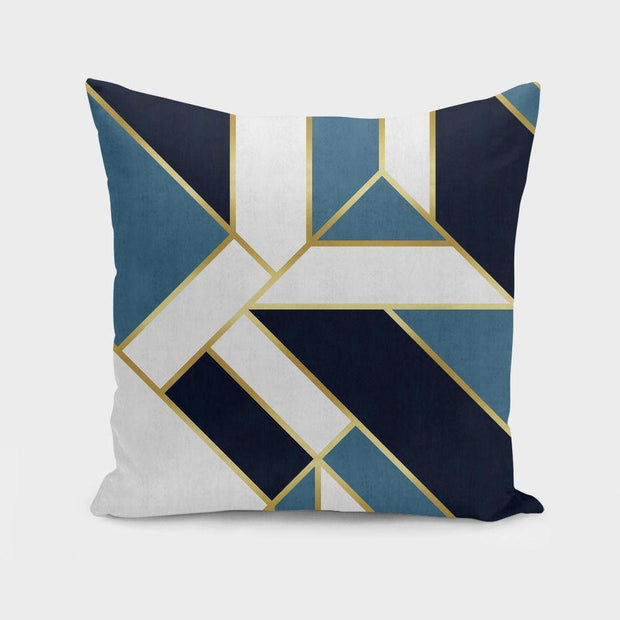 V pattern Geometric Cushion/Pillow